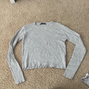 Grey sweater brandy top. One size but fits around a small. Great condition